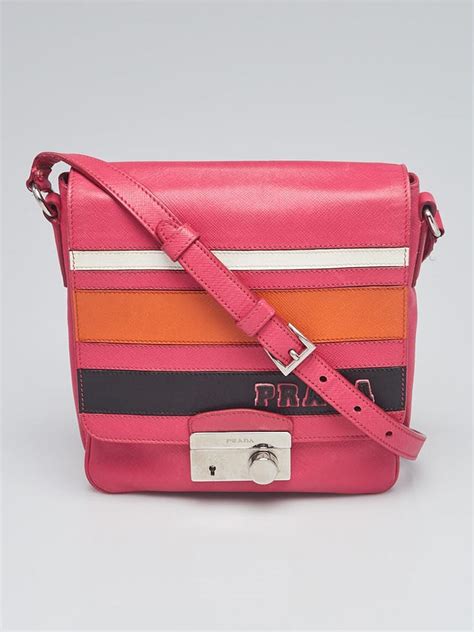 multicolor saffiano leather prada